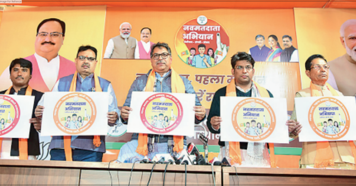 BJP launches poster to attract new voters in polls